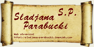 Slađana Parabucki vizit kartica